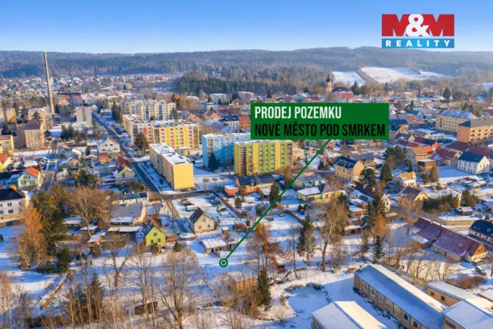 Prodej pozemku pro bydlení, Nové Město pod Smrkem, 1036 m2
