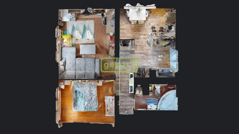 Prodej bytu 2+1, Okna, 60 m2