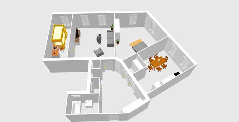 Pronájem bytu 3+1, Ostrava, Nádražní, 107 m2
