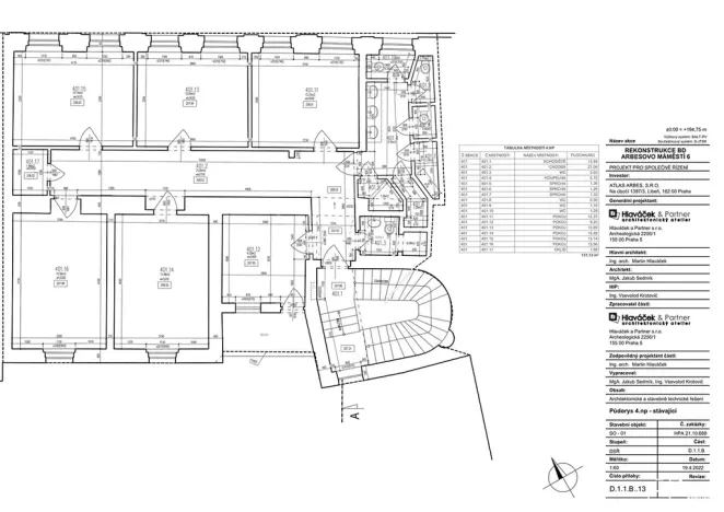 Prodej činžovního domu, Praha - Smíchov, Arbesovo náměstí, 930 m2