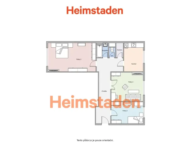 Pronájem bytu 3+1, Havířov - Město, Místní, 74 m2