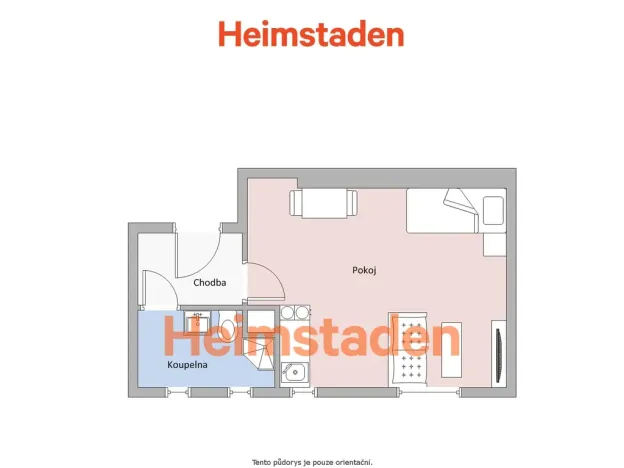 Pronájem bytu 1+kk, Havířov - Šumbark, Klimšova, 30 m2