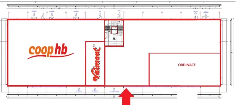 Pronájem obchodního prostoru, Kroměříž, 217 m2