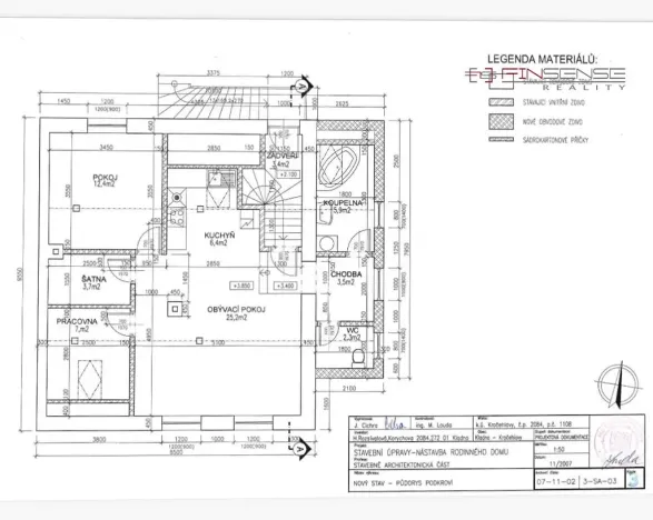 Prodej rodinného domu, Kladno, Korychova, 98 m2