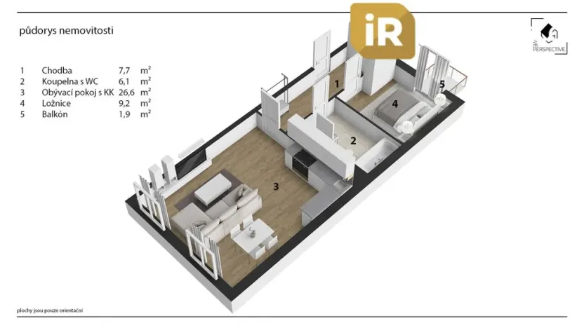 Prodej bytu 2+kk, Svitavy - Předměstí, Říční, 53 m2
