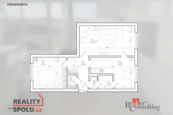Pronájem bytu 2+1, Jablonec nad Nisou, Řetízková, 63 m2