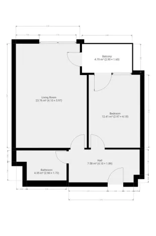Pronájem bytu 2+kk, Praha - Strašnice, Počernická, 51 m2