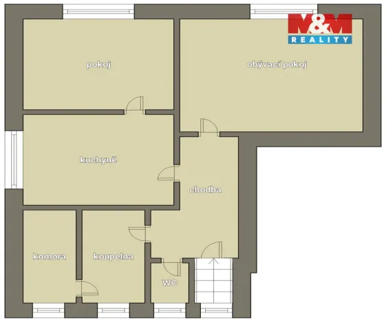 Pronájem bytu 2+1, Třešť, Třešňová, 56 m2