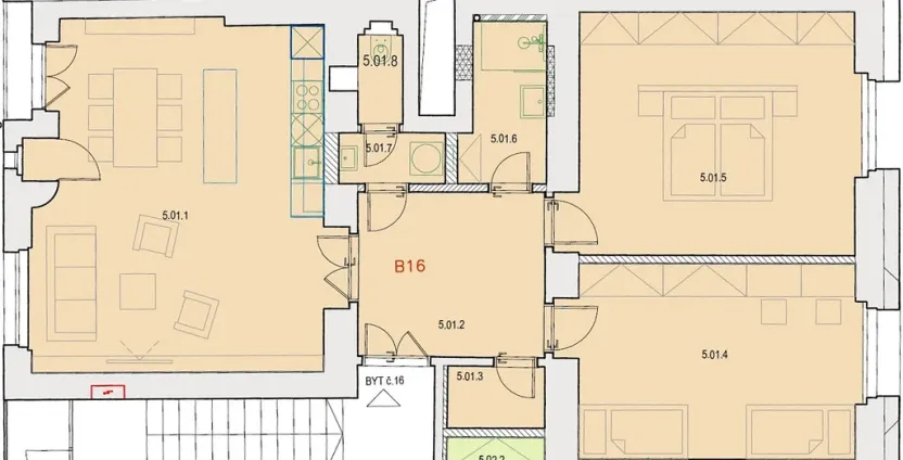 Pronájem bytu 3+kk, Praha - Nové Město, Podskalská, 110 m2