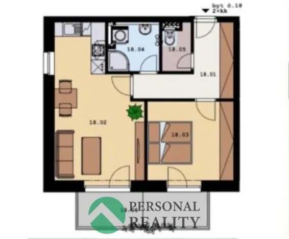 Pronájem bytu 2+kk, Nymburk, Zámečnická, 46 m2