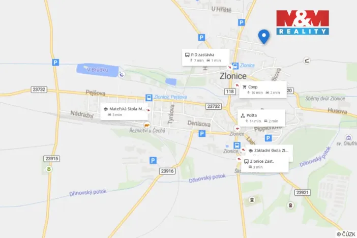 Prodej rodinného domu, Zlonice, Palackého, 80 m2