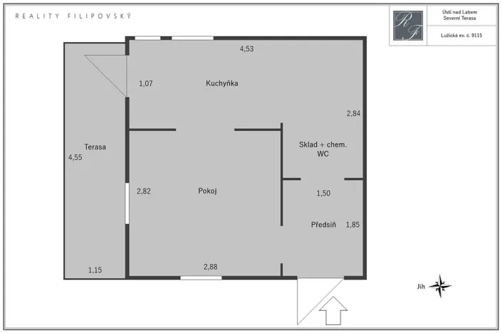 Prodej chaty, Ústí nad Labem, Lužická, 18 m2
