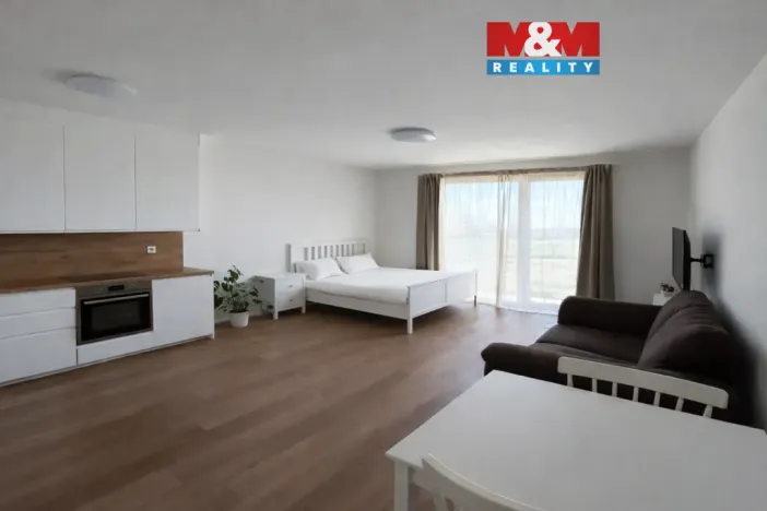 Pronájem bytu 1+kk, Jinočany, Pod Tratí, 39 m2