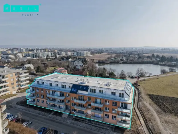 Pronájem bytu 2+kk, Olomouc - Slavonín, Topolová, 51 m2