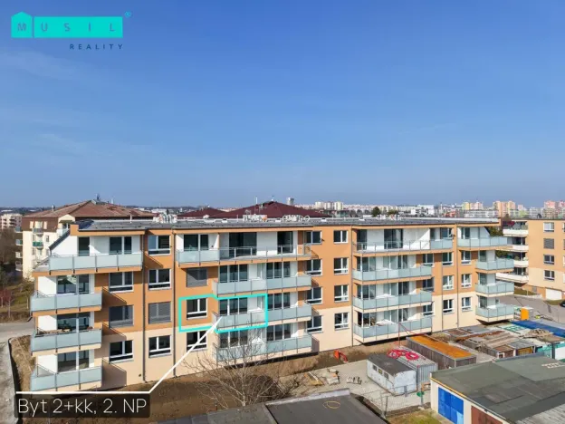 Pronájem bytu 2+kk, Olomouc - Slavonín, Topolová, 53 m2