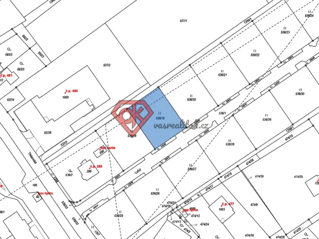 Prodej pozemku pro bydlení, Ústí nad Orlicí, 869 m2