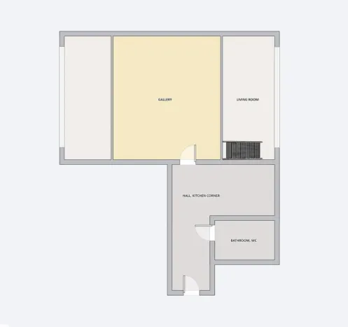 Pronájem kanceláře, Hradec Králové, Pospíšilova, 79 m2