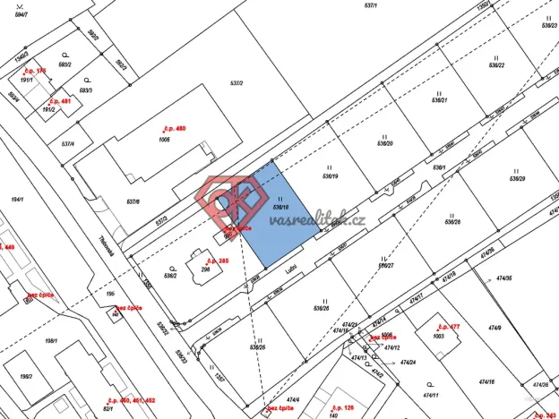 Prodej pozemku pro bydlení, Ústí nad Orlicí, 865 m2