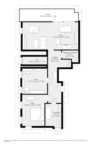 Pronájem bytu 3+kk, Brno, Majdalenky, 118 m2