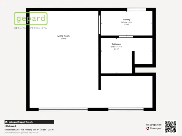 Prodej bytu 1+kk, Teplice - Trnovany, Hlávkova, 27 m2