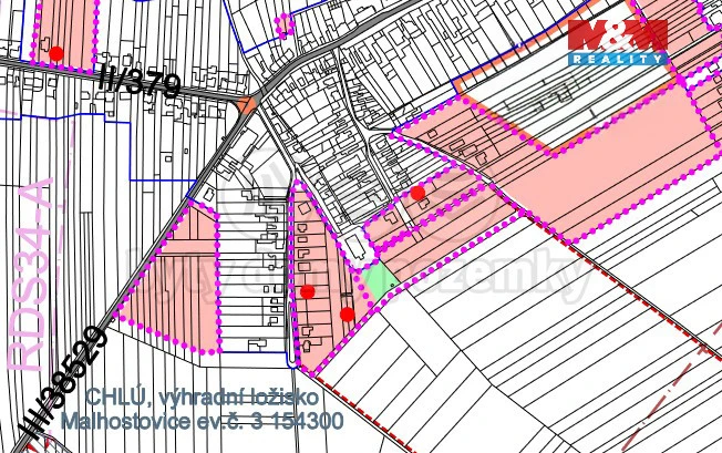 Prodej pozemku pro bydlení, Malhostovice, 901 m2