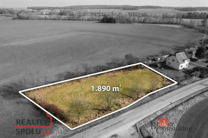 Prodej pozemku pro bydlení, Boharyně, 1890 m2