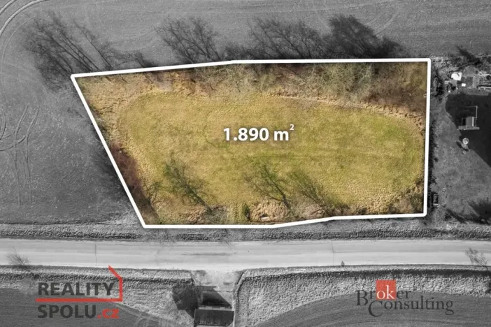 Prodej pozemku pro bydlení, Boharyně, 1890 m2
