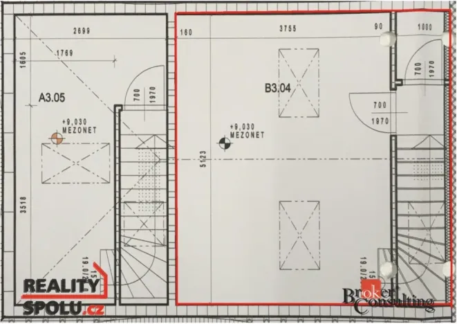 Pronájem bytu 2+kk, Boskovice, Štefanikova, 60 m2