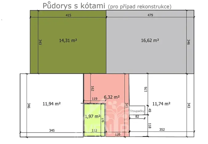 Prodej bytu 3+1, Liberec, Konopná, 63 m2