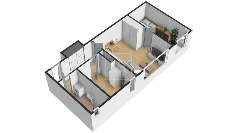 Prodej bytu 2+1, Praha - Holešovice, U městských domů, 43 m2