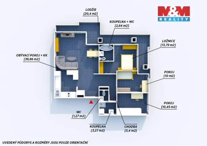 Prodej bytu 4+kk, Králův Dvůr, 89 m2