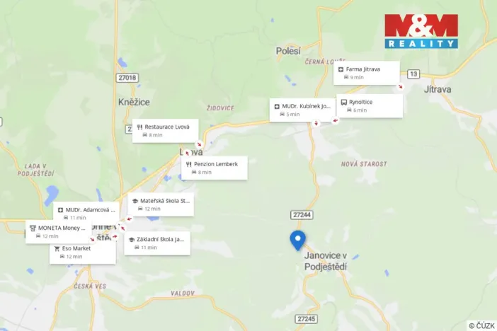 Prodej pozemku pro bydlení, Janovice v Podještědí, 3797 m2