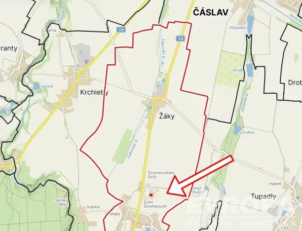 Prodej pozemku pro bydlení, Žáky, 898 m2