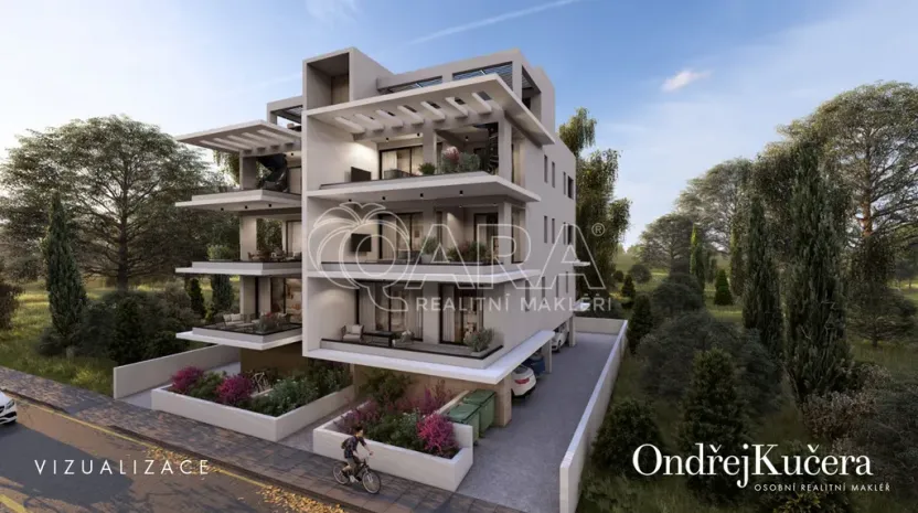 Prodej bytu 2+kk, Georgiou Theotoka,Aradippou,Kypr, 73 m2