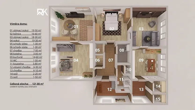 Prodej rodinného domu, Červené Pečky, 136 m2