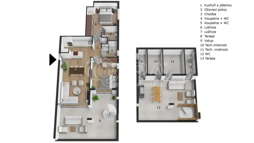 Prodej bytu 3+kk, Georgiou Theotoka,Aradippou,Kypr, 176 m2