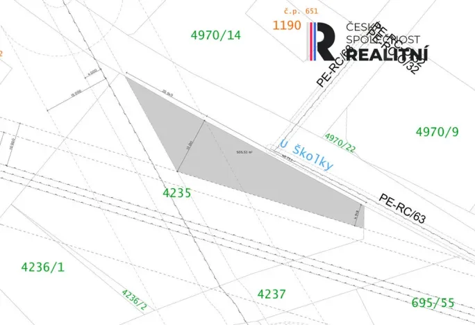 Prodej pozemku pro bydlení, Kryry, U Školky, 2314 m2