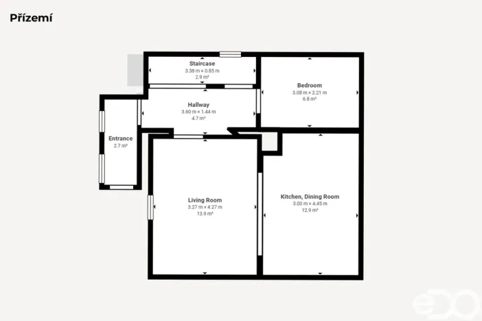 Prodej rodinného domu, Dobrovice - Bojetice, 92 m2