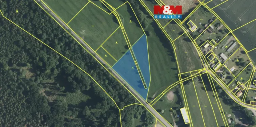 Prodej louky, Domousnice, 5324 m2