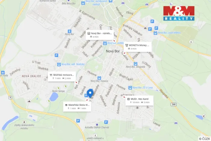 Pronájem bytu 3+1, Nový Bor, Svojsíkova, 85 m2