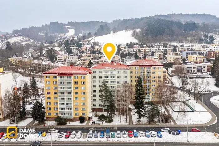 Prodej bytu 2+1, Vsetín, Ohrada, 55 m2