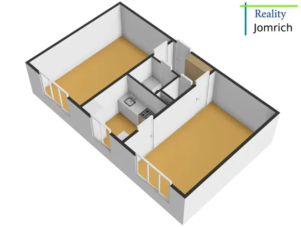 Pronájem bytu 2+1, Liberec, Školní, 45 m2