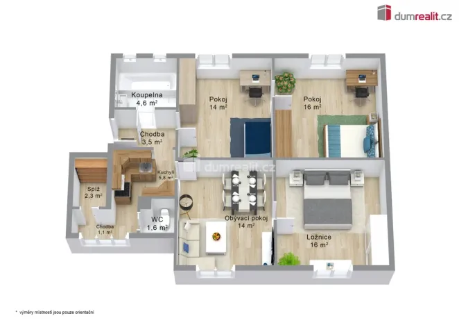 Prodej bytu 4+1, Karlovy Vary - Rybáře, Rohová, 86 m2