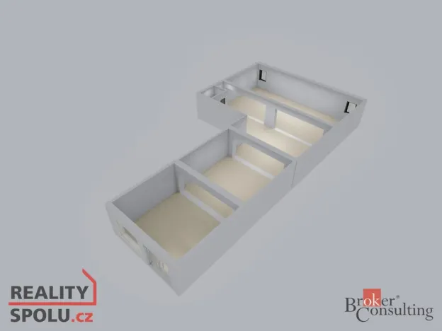 Pronájem kanceláře, Benešov, 190 m2