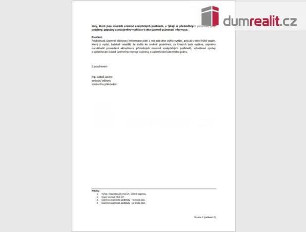 Prodej komerčního pozemku, Úsilné, 1632 m2