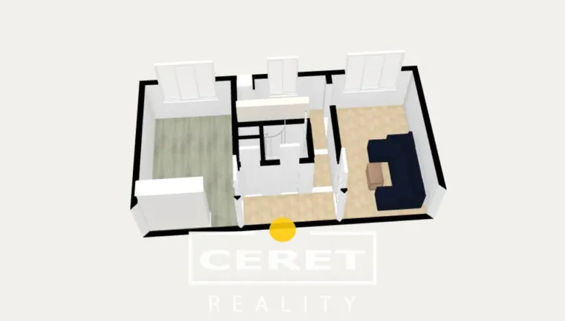 Prodej bytu 2+1, Žatec, Hájkova, 53 m2