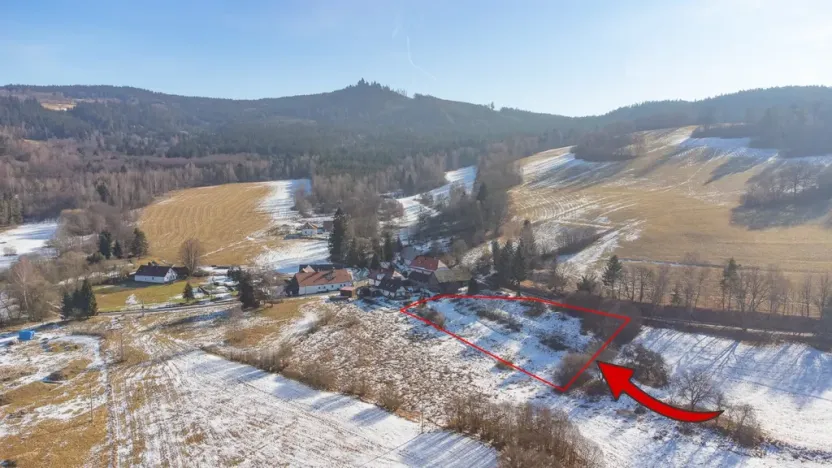 Prodej pozemku pro bydlení, Kašperské Hory - Dolní Dvorce, 3517 m2