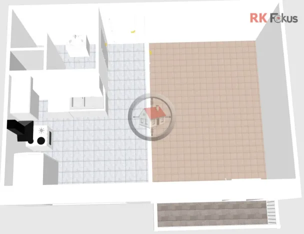 Pronájem bytu 1+1, Třebíč - Nové Dvory, Maxima Gorkého, 33 m2