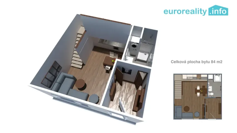 Pronájem bytu 3+kk, Bělá pod Bezdězem, Mladoboleslavská, 84 m2