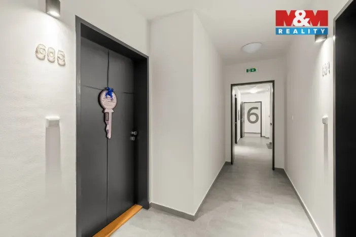 Pronájem bytu 1+kk, Kralupy nad Vltavou, Nádražní, 37 m2